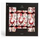 Christmas Cottage Elves and Santa Print Christmas Crackers, Pack of 12, each
