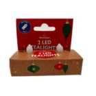 Morrisons Battery Operated Tealights 2 per pack