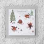 Morrisons Playful Robins Christmas Cards 5 per pack