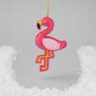 Morrisons Hanging Flamingo Christmas Decoration