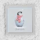 Morrisons Square Cute Penguin Christmas Cards 10 per pack