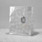 Morrisons Large Gift Bag Silver Foil Snowflakes