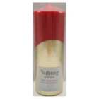 Nutmeg Home Red And Gold Pillar Candle