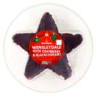 Morrisons Wensleydale With Cranberry Topped With Blackcurrant 200g