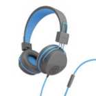 Jbuddies Studio Over Ear Folding Kids Headphones Blue/grey