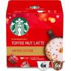 Starbucks Dolce Gusto Toffee Nut Latte 6+6s, 127.8g