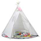 Living and Home Children Indian Tent White 1.6m