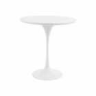 Fusion Living White Tulip Side Table