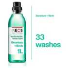 INEOS Non Bio Laundry 33 Washes Liquid Detergent Geranium + Birch 1L