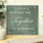  Personalised Family Glass Worktop Saver 