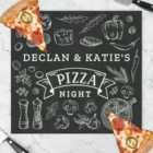  Personalised Pizza Glass Worktop Saver