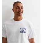 White Cotton NY Downtown Front and Back Logo T-Shirt