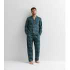 Green Check Long Pyjama Set