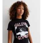 Girls Black Selena Gomez Logo Baby T-Shirt