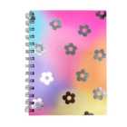 Nutmeg Multicoloured Flower Notebook