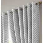 Wold Eyelet Ring Top Curtains White 117cm x 183cm