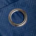 Amond Eyelet Ring Top Curtains Blue 228cm x 183cm