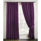 Adiso Pencil Pleat Taped Top Curtains Purple 229cm x 229cm