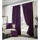 Adiso Pencil Pleat Taped Top Curtains Purple 117cm x 183cm