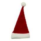 Red & White Fabric Santa hat Christmas tree topper