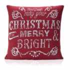 Bright 18" Christmas Cushion