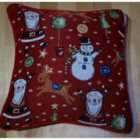 Jolly 18" Christmas Cushion