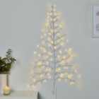 Warm white LED White Tree Single Christmas light (H) 1200mm
