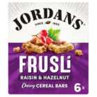 Jordans Raisin & Hazelnut Frusli Cereal Bars 6 x 30g