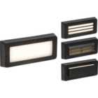 Luminosa LED CCT Adjustable Surface Mount Brick light - Black 230V IP65 5W