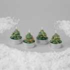 Morrisons Mini Christmas Tree Candles 4 per pack