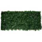 GreenBrokers Artificial Green Leaf Foliage Expandable Willow Trellis 100 x 200cm
