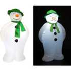 The Snowman Inflatable Figure Air Blown LED Decoration Garden Outdoor Christmas Xmas 180cm