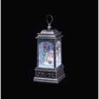 Silver effect Snowman Metal & plastic Lantern, (W) 9cm x (D) 9cm