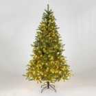 7ft Pre-Lit Douglas Fir Artificial Christmas Tree