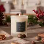 Luxury Scented Candle Nutmeg, Orange & Cinnamon Home Fragrance Christmas Table Candle 20cl