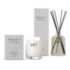 Moss St. Fragrances - Scented Candle & Diffuser Set - 320g/275ml - Gardenia - 2pc