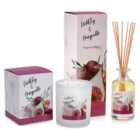 Bramble Bay - Bath & Body Scented Candle & Diffuser Set - 300g/170ml - Wild Fig & Honeysuckle - 2pc