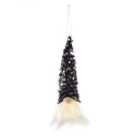 Grey Small Sequin hat Gnome Electrical christmas decoration