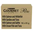 Gourmet Perle Seaside Duo in Gravy Wet Cat Food 96 x 85g