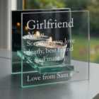 Personalised Definition Mirrored Glass Tealight Holder
