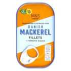 M&S Danish Mackerel Fillets in Tomato Sauce 125g