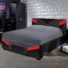 X Rocker Cerberus Mkii Ottoman Gaming Bed - Small Double 4ft - Carbon Black