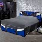 X Rocker Cerberus Mkii Ottoman Gaming Bed - Double 4ft6 - Blue