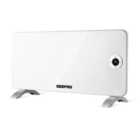Geepas White Smart Panel Heater 2000W Overheat Protection