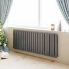 Sky Bathroom Anthracite Radiator Central Heating Rads Double 600x1428mm Flat Panel