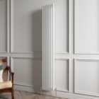 SKY Bathroom Radiator Traditional Cast Iron 3 Column 1800x290mm Vertical White