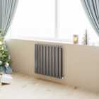 Sky Bathroom Anthracite Radiator Central Heating Rads Double 600x612mm Flat Panel