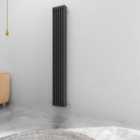SKY Bathroom Anthracite Radiator 3 Column Cast Iron 1800x290mmVertical Central Heating
