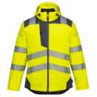 Portwest PW3 Hi-Vis Winter Jacket Yellow/Grey - M