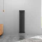 SKY Bathroom Anthracite Radiator 2 Column Cast Iron 1500x380mmVertical Central Heating